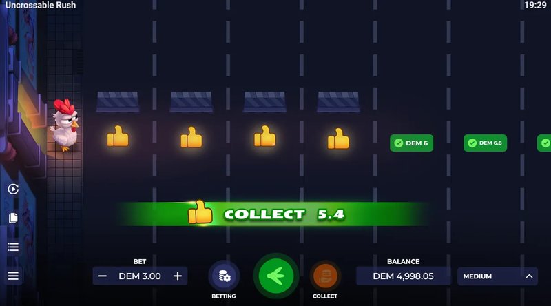 Experiencia Adictiva en el Juego de Azar: Uncrossable Rush en España